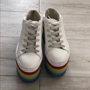 Rainbow Platform Sneakers